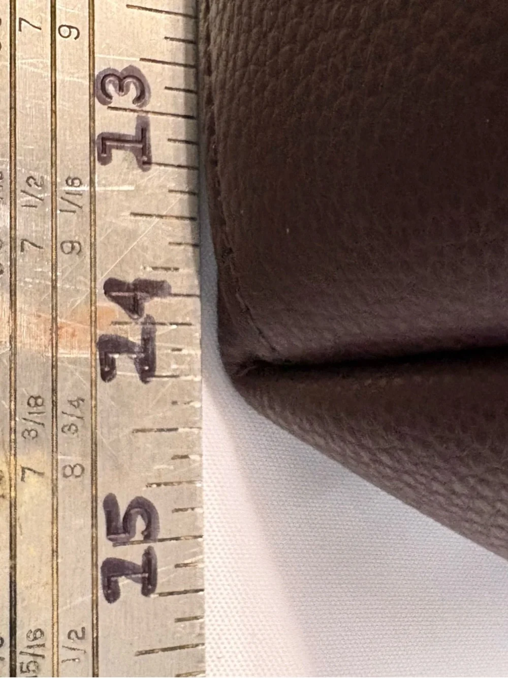 Coach Pebble Leather Tote Bag in Dark Brown women’s 11 X 14 - Picture 13 of 14